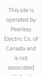 Mobile Screenshot of peerless-electric.com